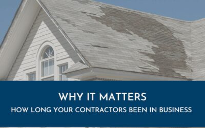 How long has your contractor been in business?